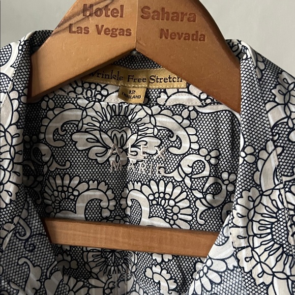 Alex Marie Button Up Blouse Size 12 - Picture 2 of 3